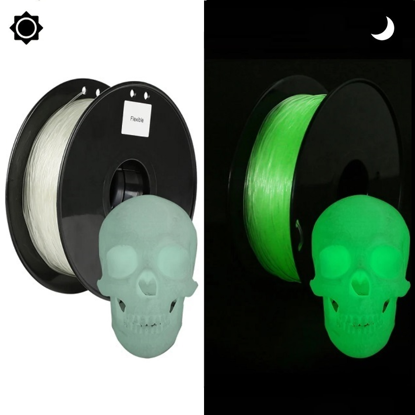 Tpu Flexible Filament - 빛나는 필라멘트 유연한 TPU 1.75mm 1kg
