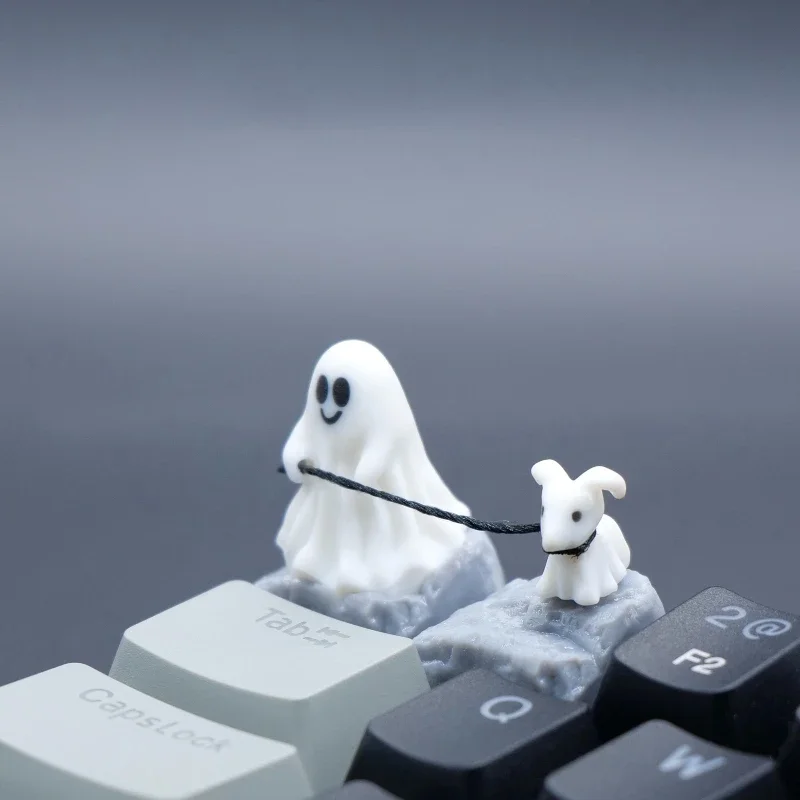 3D Printing App - 유령 강아지 수지 키 캡 체리