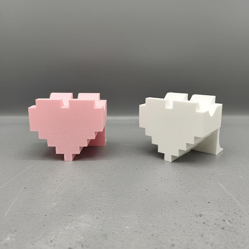 3D Print Isopropyl Alcohol - 3D 프린팅 하트 모양 데스크탑 디스플레이