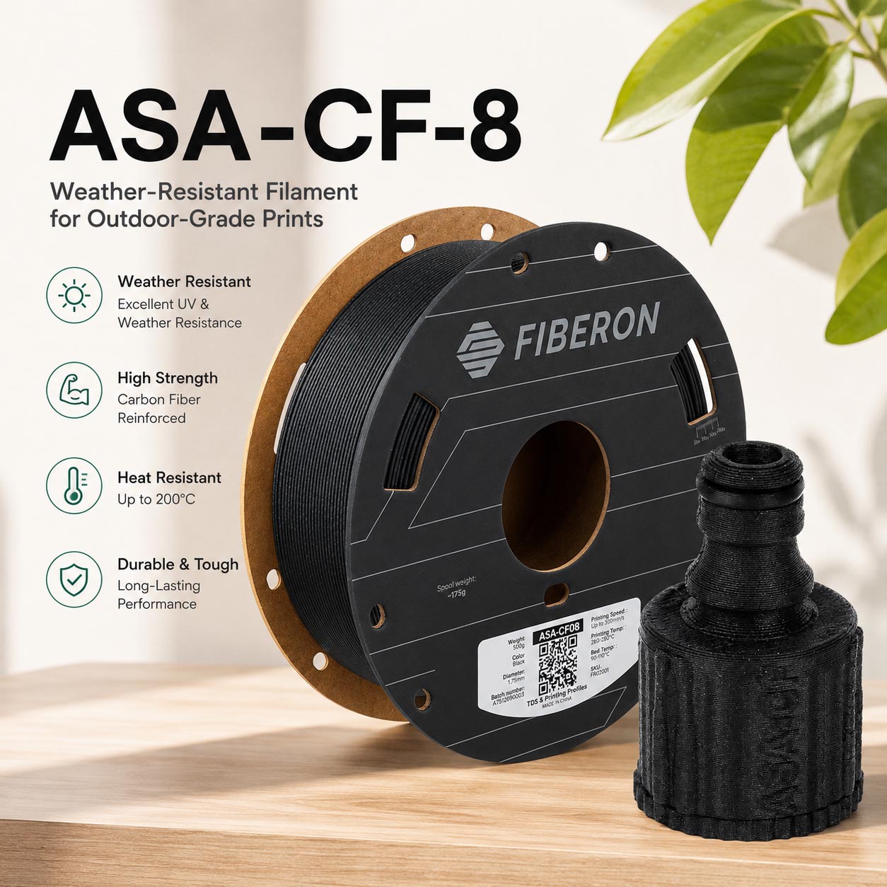 Asa Filament Outdoor - 폴리메이커 ASA-CF8 카본 파이버 3D 프린터