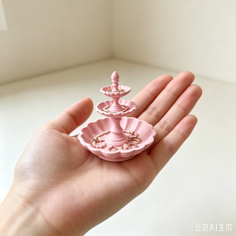 3D Print Isopropyl Alcohol - 3D 프린팅된 핑크색 3단 꽃무늬 레진