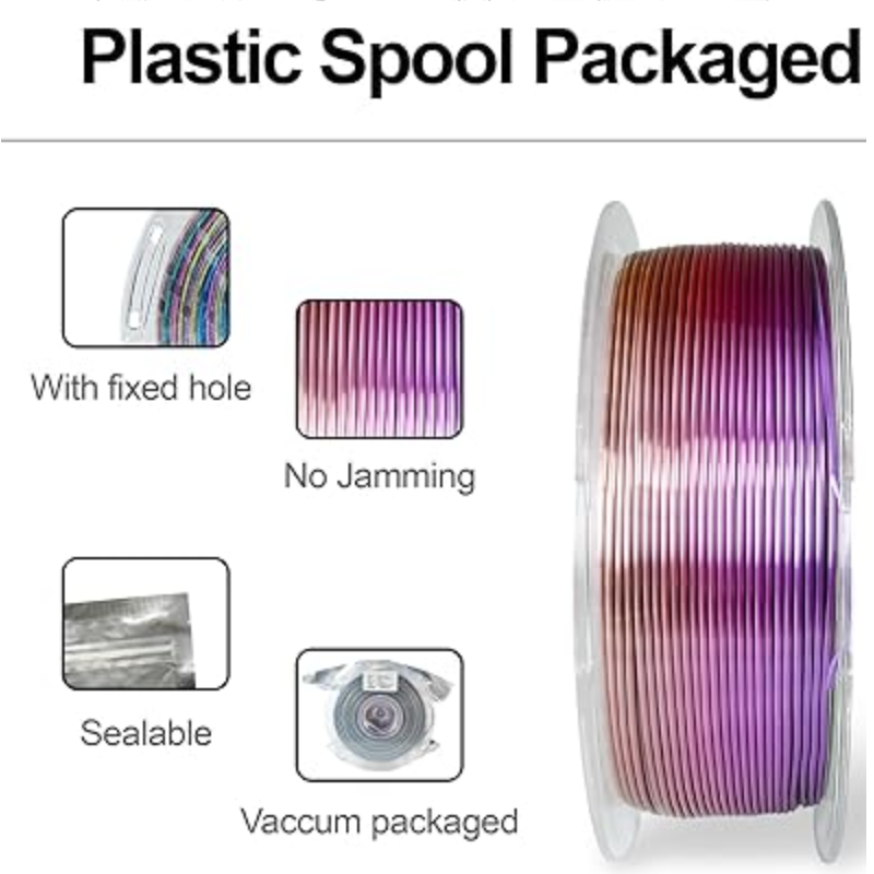 레인보우 필라멘트 색상 변화 실크 PLA 1.75mm  - Tpu Flexible Filament 리뷰 및 가격