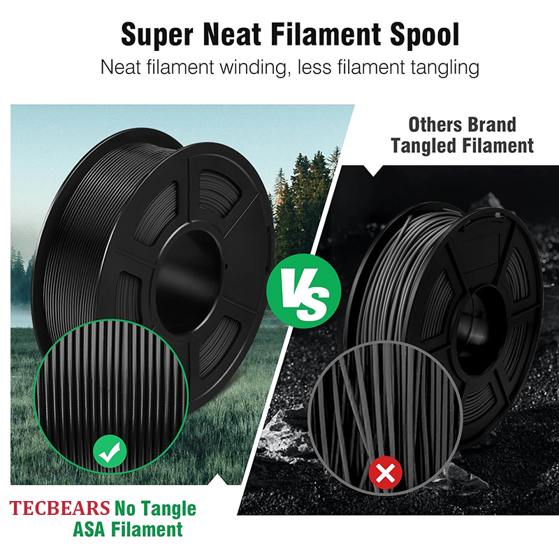 TECBEARS ASA 3D 프린터 필라멘트 1.75m - Asa Filament Outdoor 리뷰 및 가격