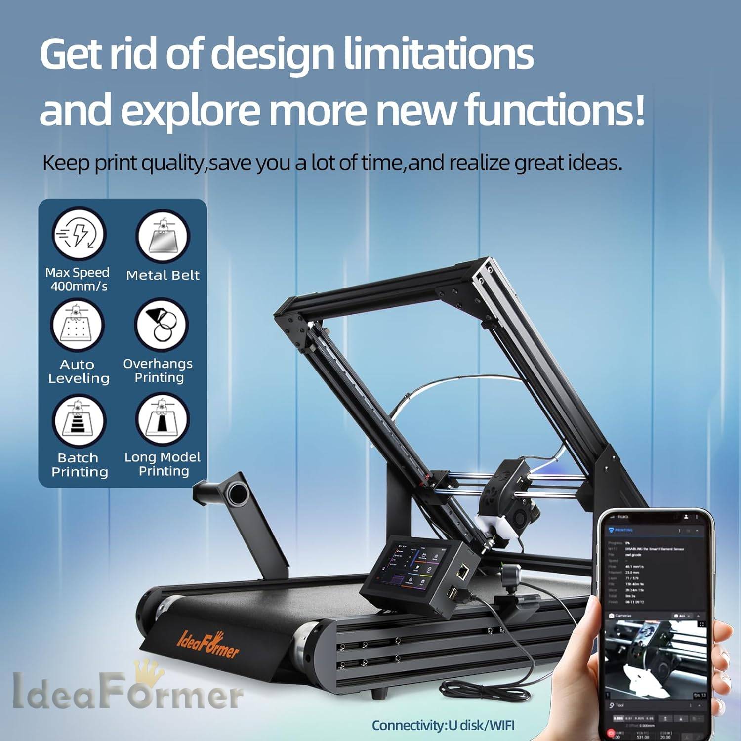 아이디어포머 IR3 V2 컨베이어 벨트 3D 프린터 무 - 3D Printing Z Axis 리뷰 및 가격