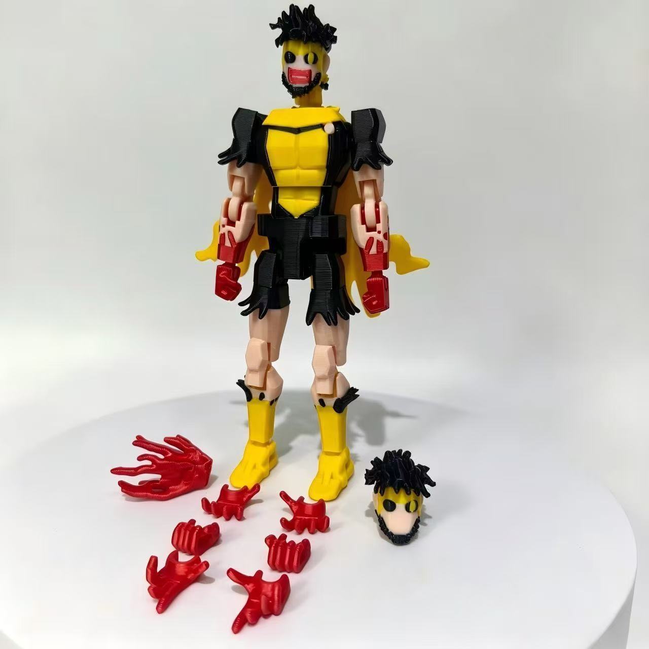 3D 프린팅된 다관절 가동식 인형 장난감 무적의 젊은  - 3D Printing Gundam 리뷰 및 가격