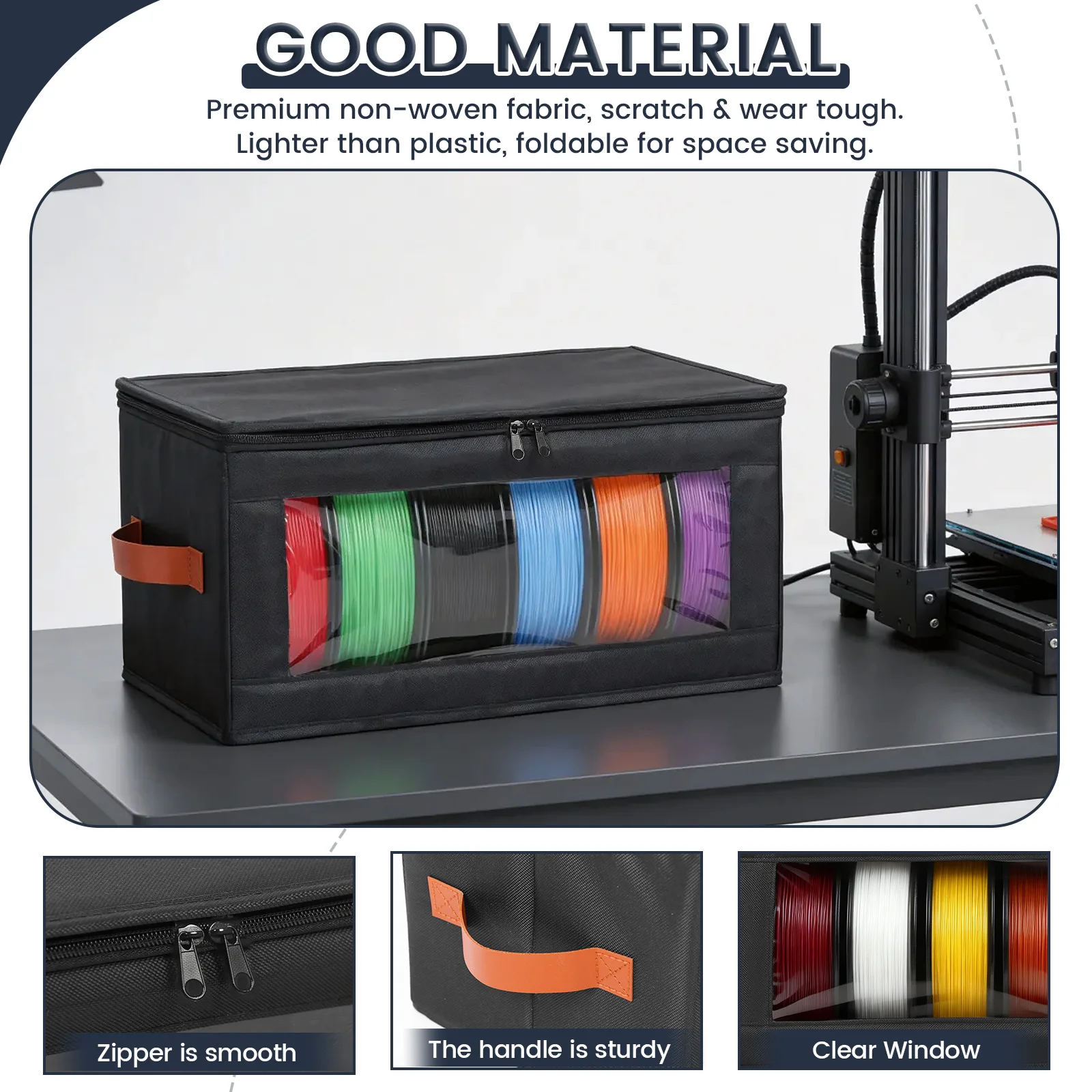 4Pcs 필라멘트 보관 상자 대용량 3D 프린터 필라멘 - 3D Printing Deck Box 리뷰 및 가격