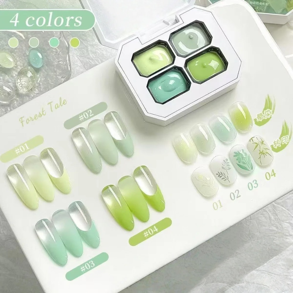 1개의 스프링 및 여름용 4칸 네일아트 팻 글루, 그라 - 3D Printer Resin 리뷰 및 가격