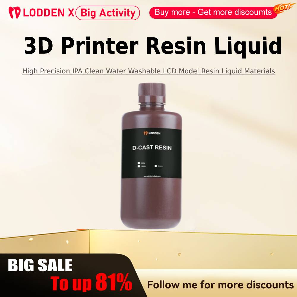 Lodden 3D 프린터 수지 액체 385/405nm  - 3D Printer Resin 리뷰 및 가격