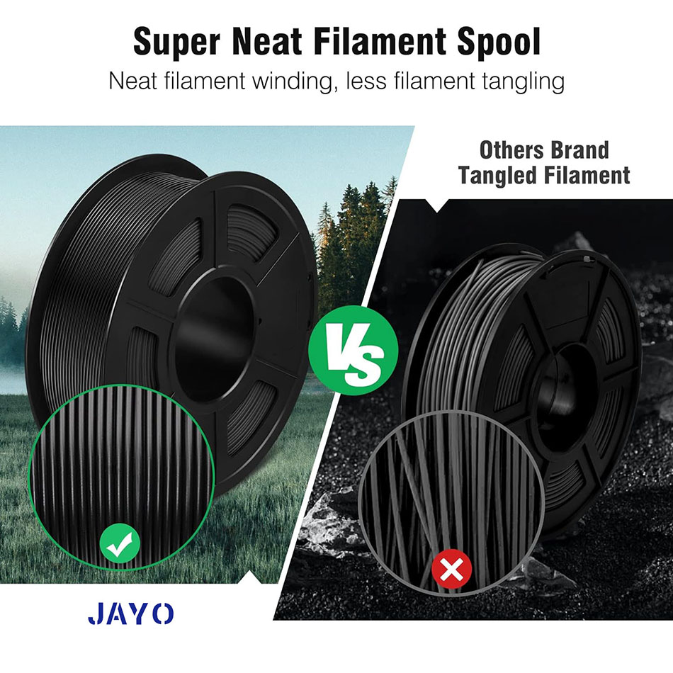 JAYO 3D 필라멘트 ASA 1.75mm 5롤 열 및 - Asa Filament Outdoor 리뷰 및 가격