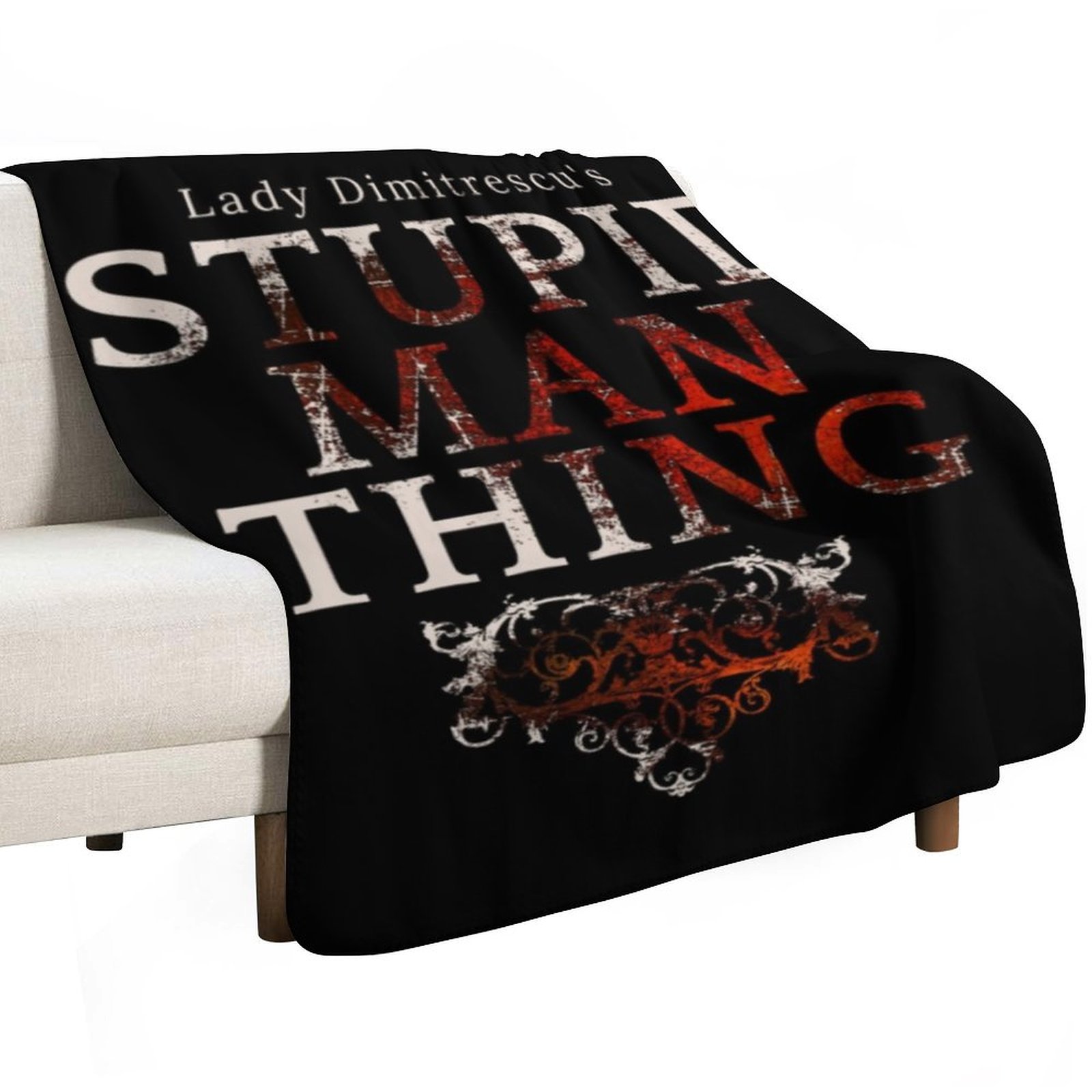 Stupid Man Thing Throw Blanket - 3D Printing Useful Things 리뷰 및 가격