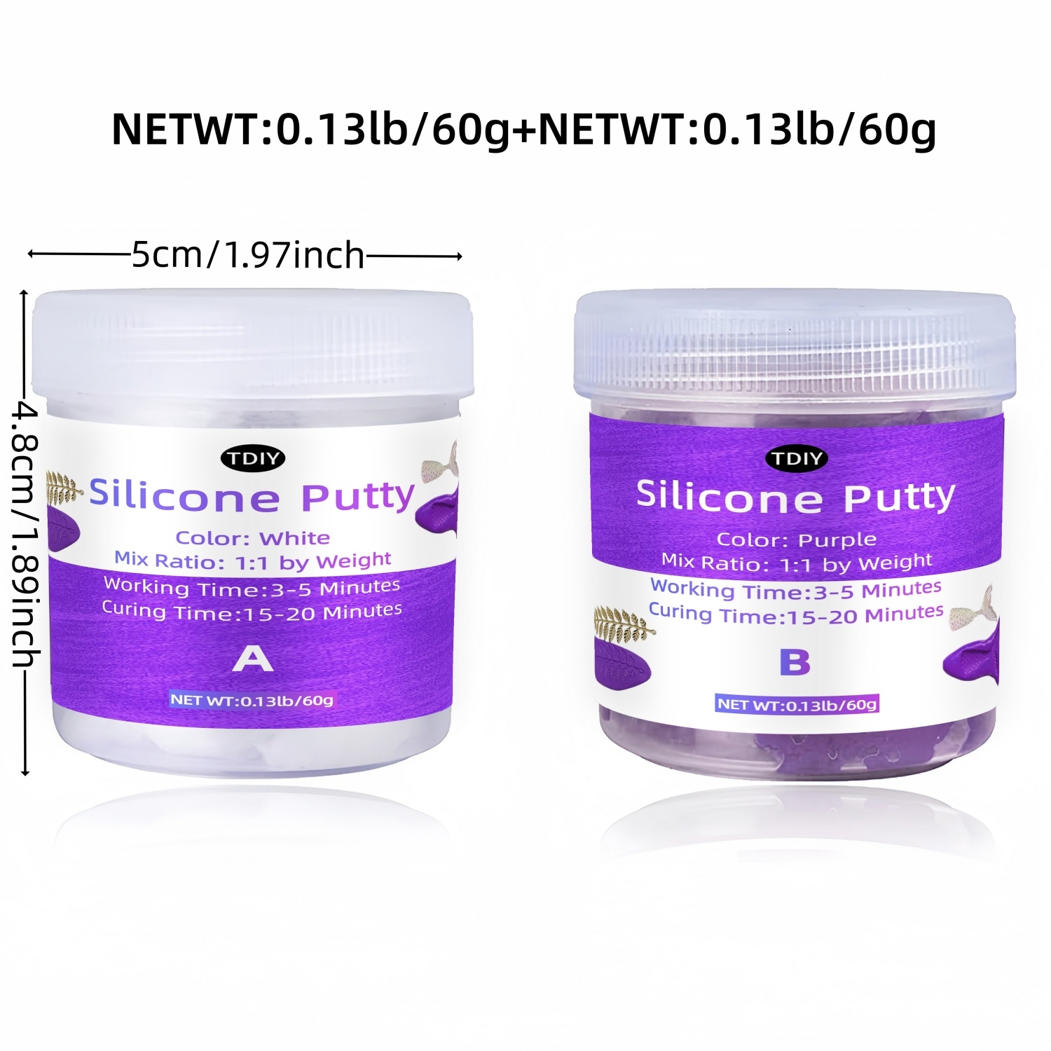 보라색 실리콘 몰드 퍼티 안전하고 무독성 - 수지 주조 - 3D Print Isopropyl Alcohol 리뷰 및 가격