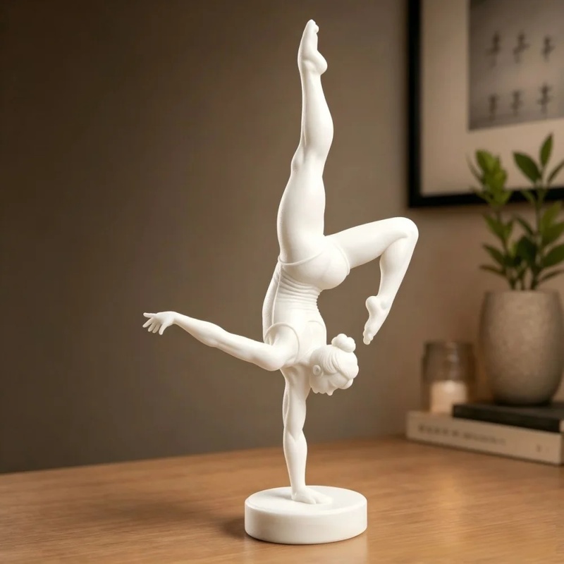 3D 프린팅된 한 손으로 균형을 잡는 발레리나 피규어, - 3D Printing App 리뷰 및 가격