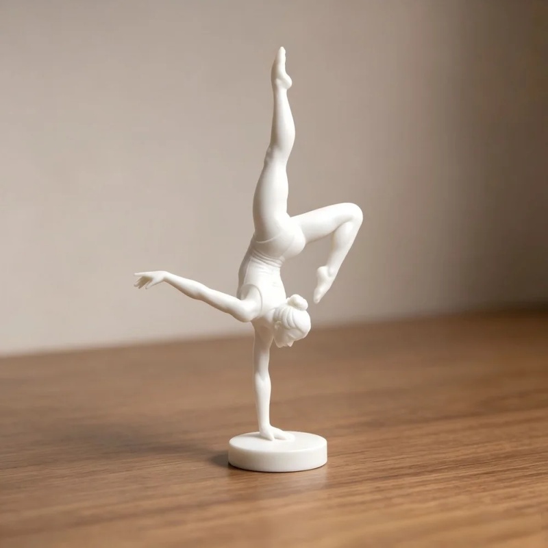 3D 프린팅된 한 손으로 균형을 잡는 발레리나 피규어, - 3D Printing App 리뷰 및 가격