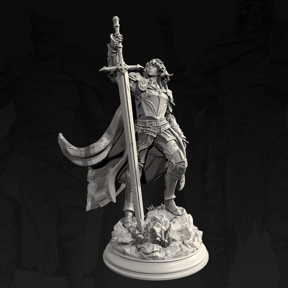 남자의 키 38mm 50mm 75mm (4인용 레진)  - 3D Printing App 리뷰 및 가격