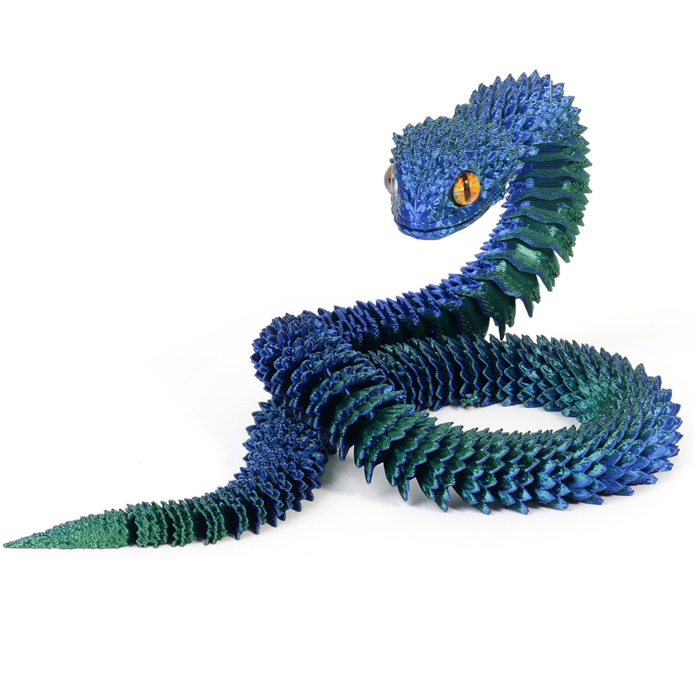 현실적인 3D 인쇄된 뱀 다색 회전 가능 시뮬레이션 뱀 - 3D Printing Simulator 리뷰 및 가격