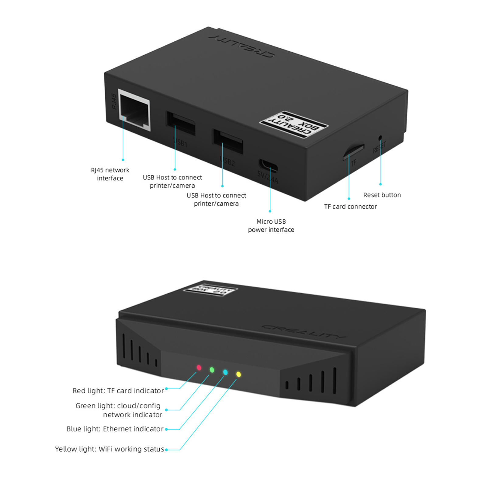 FDM 3D 프린터용 Creality WiFi Box  - 3D Printing Deck Box 리뷰 및 가격