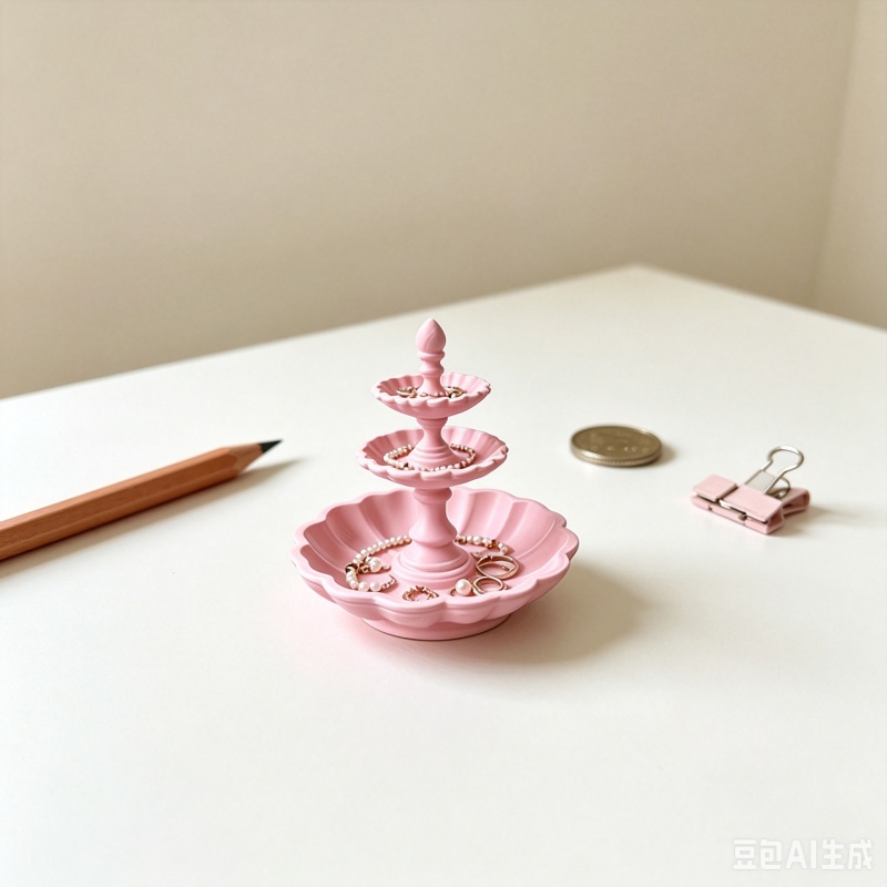 3D 프린팅된 핑크색 3단 꽃무늬 레진 보석 트레이 빈 - 3D Print Isopropyl Alcohol 리뷰 및 가격