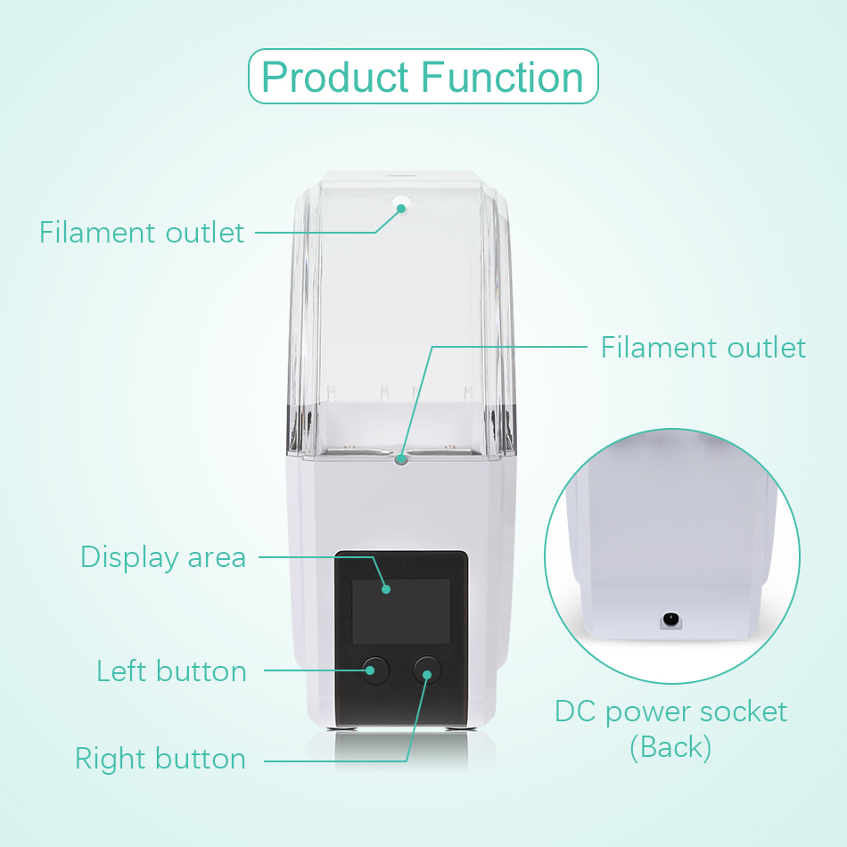 SUNLU 필라멘트 건조기 S1 Plus 내장 순환 팬 - 3D Printing Deck Box 리뷰 및 가격